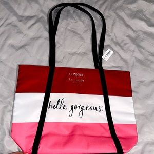 CLINIQUE and KATE SPADE NEW YORK LIMITED EDITION TOTE